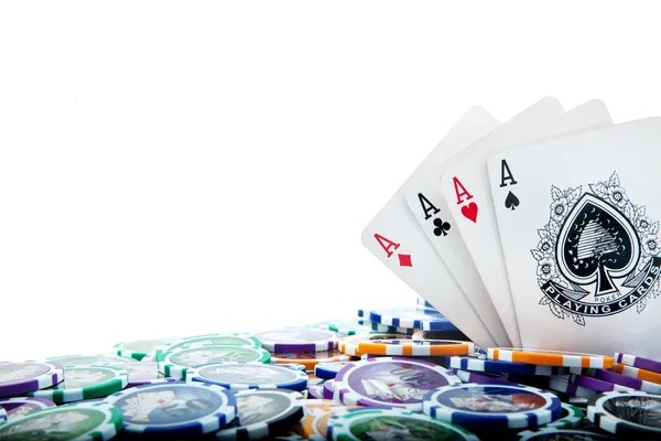 Meja baccarat dengan area taruhan pemain, banker, dan seri